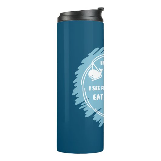 Motivatie walvis: thermosbeker (Gedraaid links)