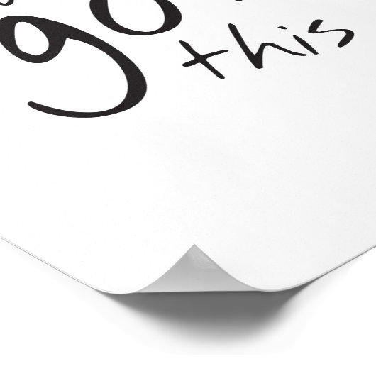 Motivatie wanddecor, je hebt dit poster (Hoek)