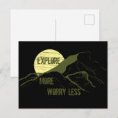 Motivatie wandelaars citaten briefkaart (Voorkant / Achterkant)