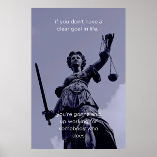 Motivatie wandkunst met goede instelling poster