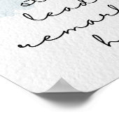 Motivatie Waterverf Inspirerend offerte Poster (Hoek)