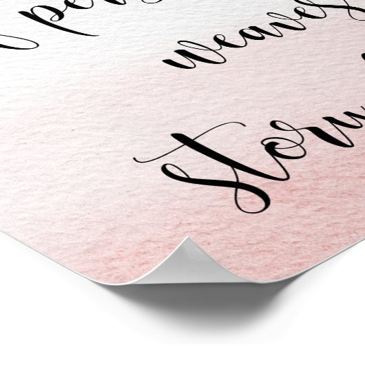 Motivatie Waterverf Inspirerend offerte Poster (Hoek)