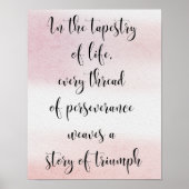 Motivatie Waterverf Inspirerend offerte Poster (Voorkant)