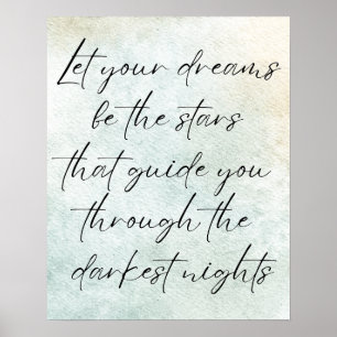 Motivatie Waterverf Inspirerend offerte Poster