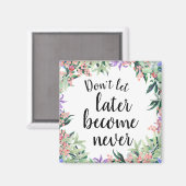  Motivatie Waterverf prijsopgave Magneet (Voorkant / Achterkant)