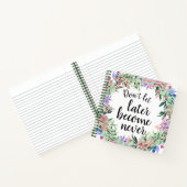  Motivatie Waterverf prijsopgave Notitieboek (Binnen)