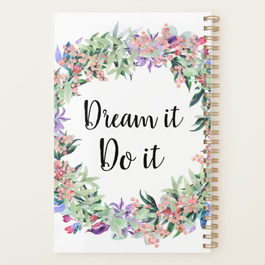  Motivatie Waterverf prijsopgave Planner (Achterkant)