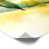 Motivatie Waterverf Wall Art Landscape Poster (Hoek)