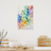 Motivatie Waterverf Wall Art Poster 12 (Keuken)