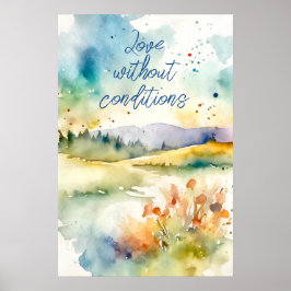 Motivatie Waterverf Wall Art Poster 17