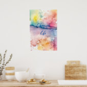 Motivatie Waterverf Wall Art Poster 25 (Keuken)