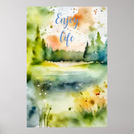 Motivatie Waterverf Wall Art Poster 26