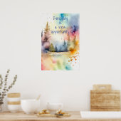 Motivatie Waterverf Wall Art Poster 3 (Keuken)