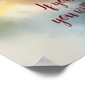 Motivatie Waterverf Wall Art Poster 37 (Hoek)