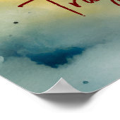 Motivatie Waterverf Wall Art Poster 38 (Hoek)