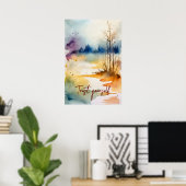 Motivatie Waterverf Wall Art Poster 38 (Thuiskantoor)