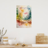 Motivatie Waterverf Wall Art Poster 39 (Keuken)