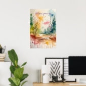 Motivatie Waterverf Wall Art Poster 39 (Thuiskantoor)