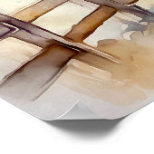 Motivatie Waterverf Wall Art Poster 4 (Hoek)