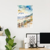 Motivatie Waterverf Wall Art Poster 4 (Thuiskantoor)