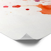 Motivatie Waterverf Wall Art Poster 48 (Hoek)