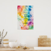 Motivatie Waterverf Wall Art Poster 48 (Keuken)