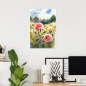 Motivatie Waterverf Wall Art Poster 71 (Thuiskantoor)