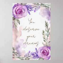 Motivatie Waterverf Wall Art Poster 9