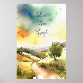 Motivatie Waterverf Wall Art Poster 93 (Voorkant)