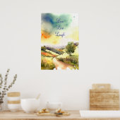 Motivatie Waterverf Wall Art Poster 93 (Keuken)