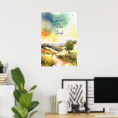 Motivatie Waterverf Wall Art Poster 93 (Thuiskantoor)