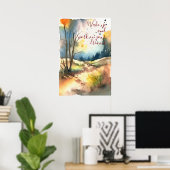 Motivatie Waterverf Wall Art Poster 94 (Thuiskantoor)
