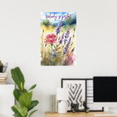Motivatie Waterverf Wall Art Poster 97 (Thuiskantoor)