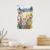 Motivatie Waterverf Wall Art Poster 98 (Keuken)
