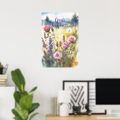 Motivatie Waterverf Wall Art Poster 98 (Thuiskantoor)