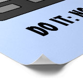 Motivatie wedstrijdsport poster (Hoek)