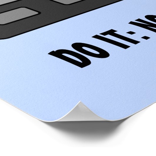 Motivatie wedstrijdsport poster (Hoek)