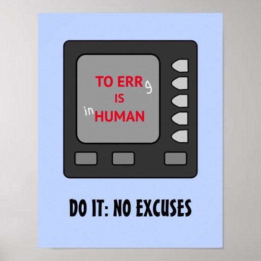 Motivatie wedstrijdsport poster (Voorkant)