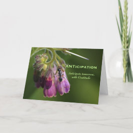Motivatie Wenskaart Ant & Flower Kaart