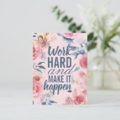 Motivatie werk Vrij Briefkaart (Staand voorkant)