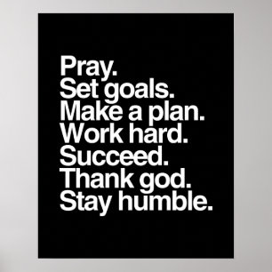 Motivatie werkplek poster