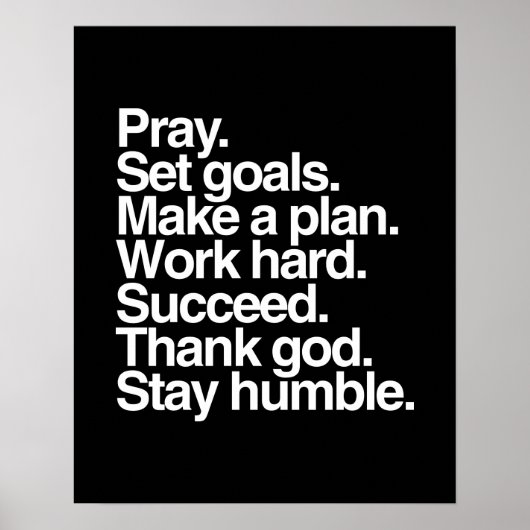 Motivatie werkplek poster (Voorkant)