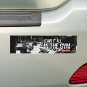 Motivatie werkresultaat bumpersticker (Op auto)