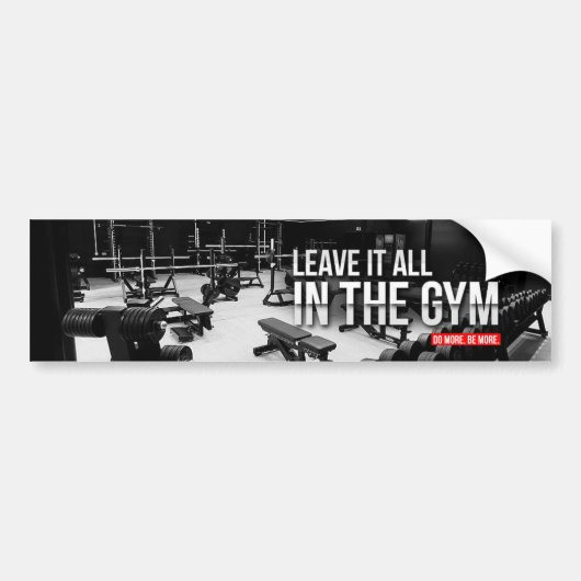 Motivatie werkresultaat bumpersticker (Voorkant)