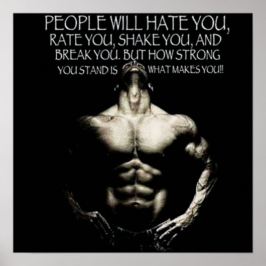 Motivatie werkresultaat poster (Voorkant)