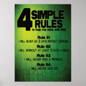 Motivatie werkresultaat poster (Voorkant)