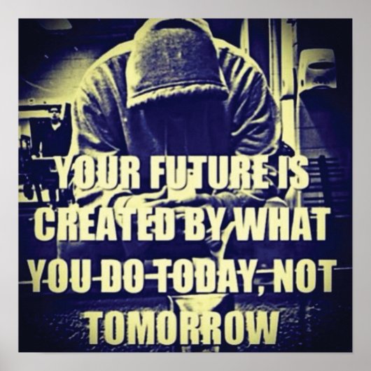 Motivatie werkresultaat poster (Voorkant)