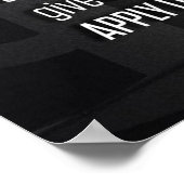 Motivatie werkresultaat poster (Hoek)