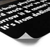 Motivatie werkresultaat poster (Hoek)