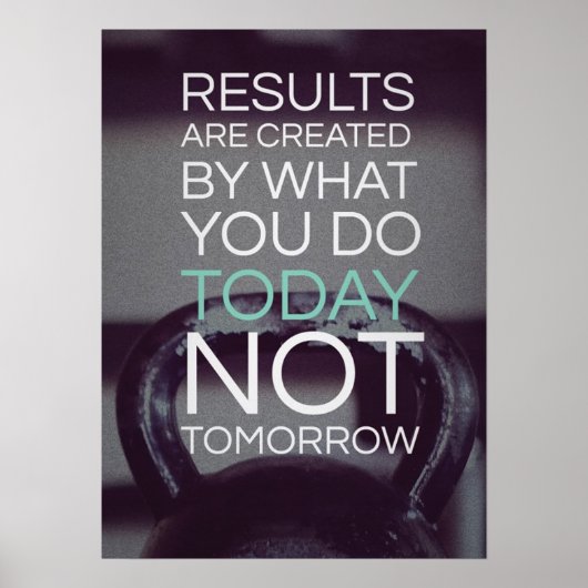 Motivatie werkresultaat poster (Voorkant)